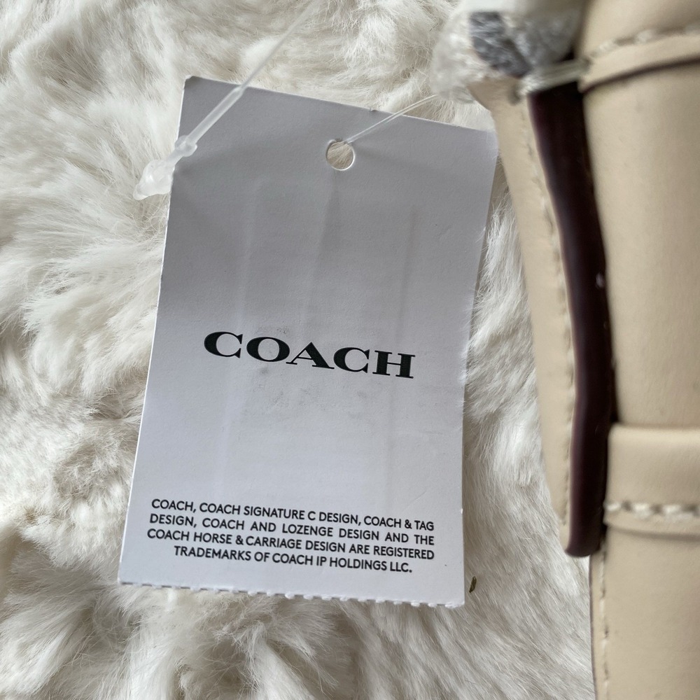 Coach Kitt Messenger Crossbody Bag Pastel Floral Ivory Multi Leather CI183 NWT - Picture 7 of 15